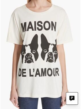 Gucci Maison De L'Amour Dog Graphic Tee